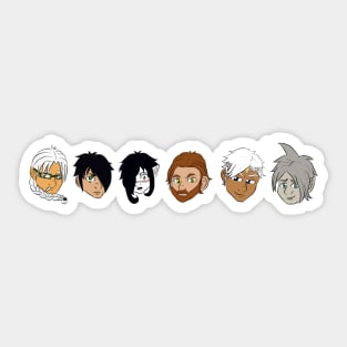 LaF Cast Faces Sticker